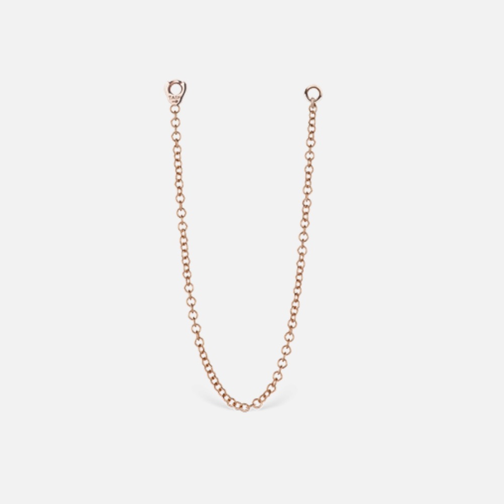 Maria Tash Long Rose Gold Chain
